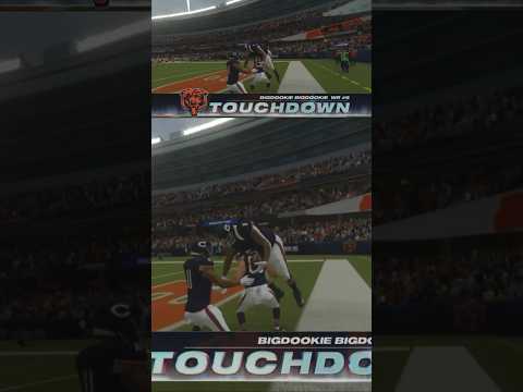 500 pound WR big Dookie 56 yard Touchdown reception #nfl # Bears #maddengamer #football #madden24