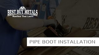 How to Install a Pipe Boot on a Metal Roof