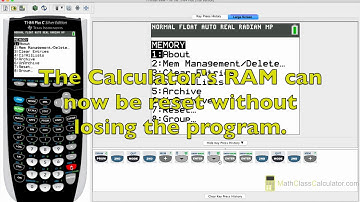 How to Archive A Program On TI-84 Plus