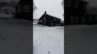 Ulster County NY Winter Storm 2/4/22 ice and Trees 🌳 falling