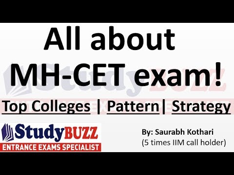 All About MH-CET exam!  Top colleges- Exam Pattern- Strategy