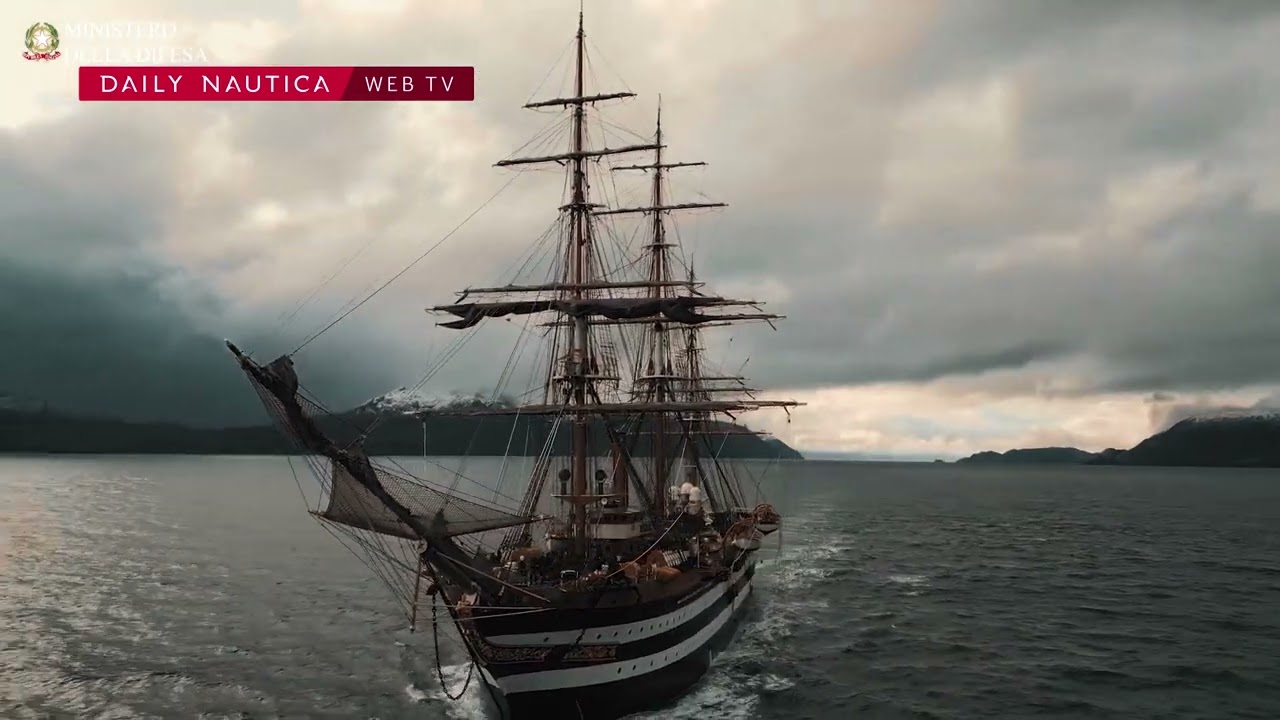 Nave Vespucci doppia per la prima volta Capo Horn