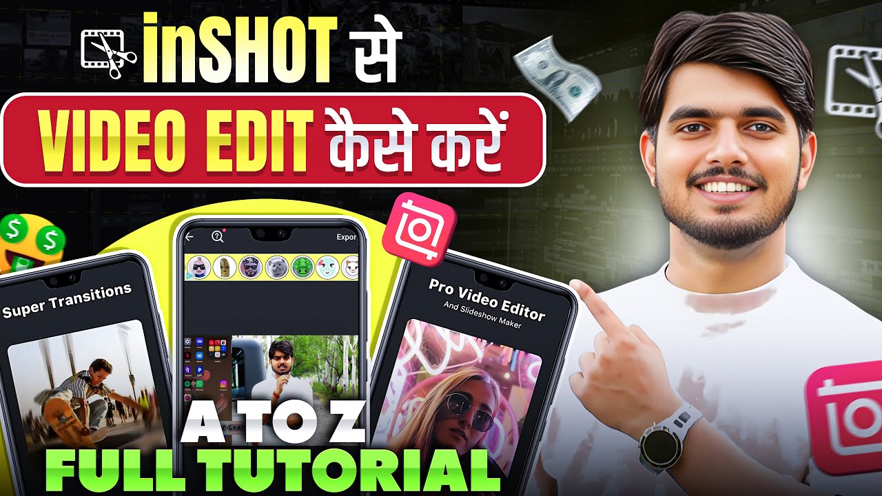 Inshot Video Editing Tutorial InShot App Se Video Editing Kaise Kare | Step-by-Step Tutorial 2025 ...