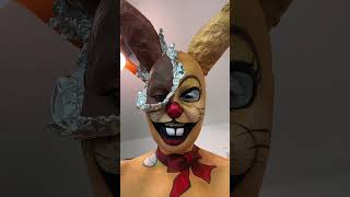 Livereaktion mit meinem Mann - Osterhase SFX Makeup Look 🐰 #fy #springonyoutube #sfx #makeup #wow