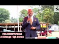 The university should be near nyamira town hon walter chanua speech today at sironga girls high