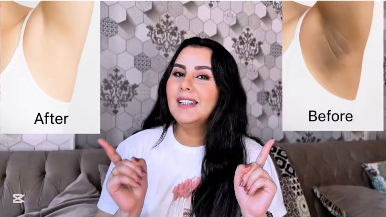 مزيل عرق طبيعي بالشبة والنشا والصبار! تفتيح الاندر ارم من أول مرة والنتيجة تحفة🌿💦