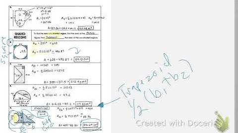 11 3 and 11 4 Notes Composite Figures and Area of a Regular Polygon