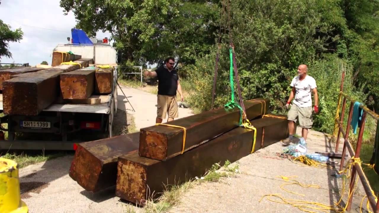 Dubové trámy pro BÍLOU VĚŽ vyloveny