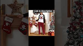 Family Christmas Pajamas Matching Sets Christmas Sleepwear Parent-Child Pjs Outfit For Christmas