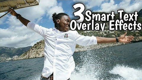 3 Smart Text Overlay Effects With Kinemaster ! 🔥👌