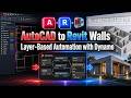 AutoCAD to Revit Walls: Layer-Based Automation with Dynamo