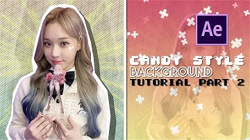 simple candy style/banqnas style background after effects tutorial! (part 2)