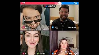 Waseem very funny tik tok live with Jerry and aliza