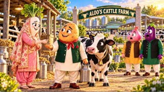 Information 🥔 Aloo Ne Banaya Apna Cattle Farm - Mooli Ke Kangan Se Shuru Hua Safar! 🐄Hindi Story #vegetablestory Guide