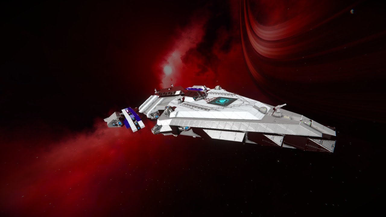 Building a Highly effective gunship in Space Engineers - YouTube