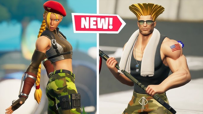 How to get Fortnite Street Fighter Cammy & Guile skins - Charlie INTEL