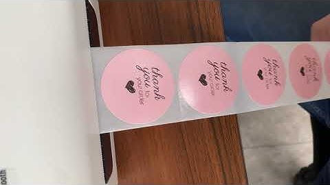 How to print round labels on AYIN IP-486BT and BEEPRT BY-480BT?