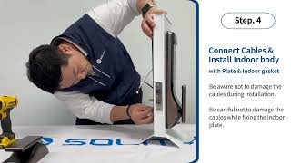 Solity GSP-2000Bk push-Pull smart lock installation and programming video.
