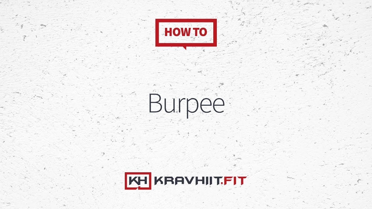 How-To: Burpee – KravHIIT.fit kravitz