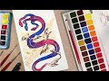 My (Basic) Watercolor Process (STEP BY STEP)
