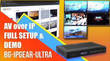 Mastering AV over IP with BG-IPGEAR-ULTRA: Full Setup & Demo