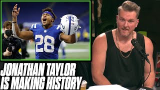 Jonathan Taylor Makes History, Wins Back To Back Player Of The Month | Pat McAfee Reacts