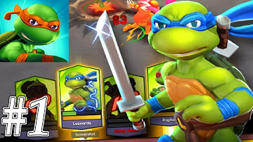 TMNT: Mutant Madness - Gameplay Walkthrough Part 1 - Ninja Turtle Vs The Enemy