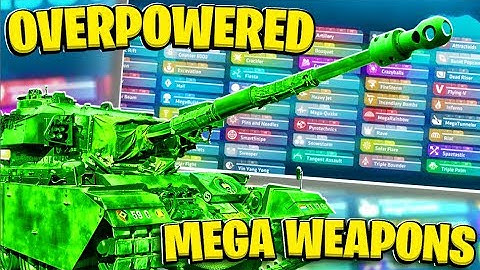 Overpowered Mod *Mega Weapons* In Shellshock Live Showdown!