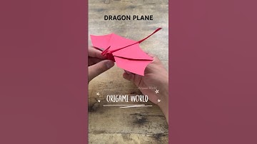 DIY ORIGAMI FLYING DRAGON PLANE | DRAGON PAPER PLANE FLIES FAR INSTRUCTIONS | ORIGAMI DRAGON PLANE