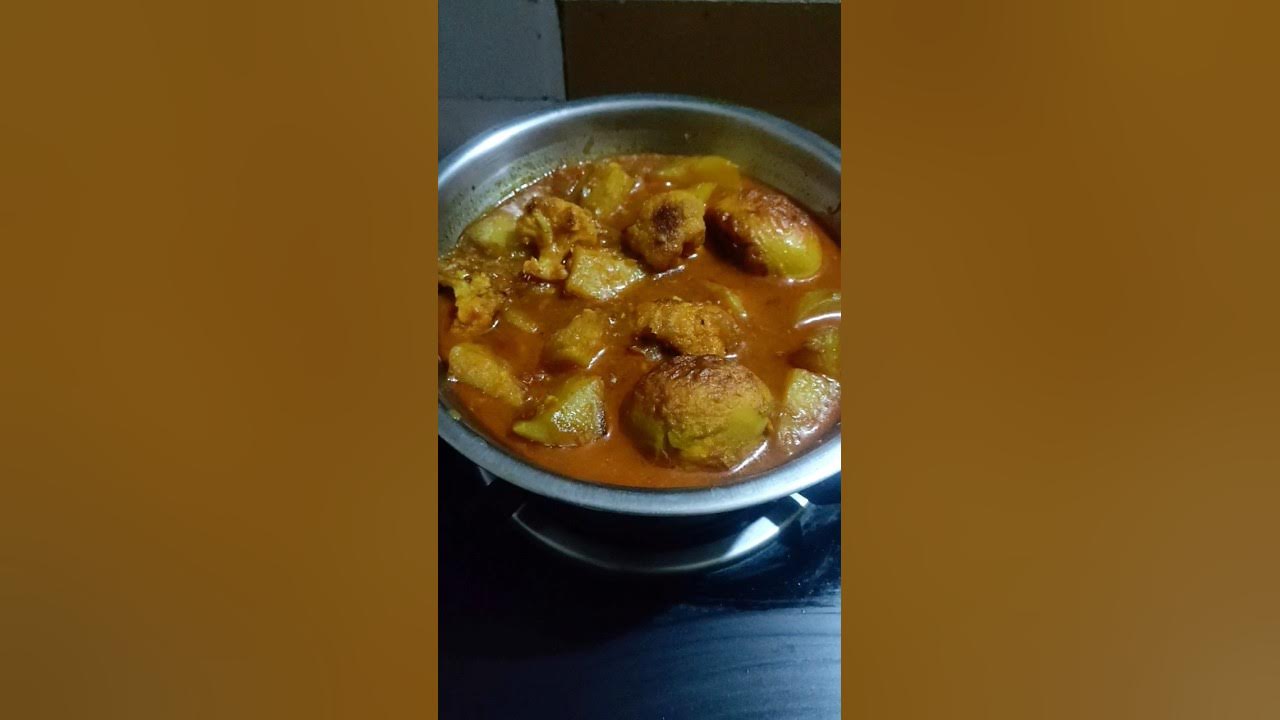 Daily vlog|| Egg/Cauliflower& Potato curry#shorts #food 🔥 - YouTube