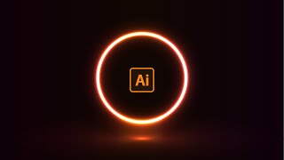 Realistic Neon Light Effect in Adobe Illustrator EPS. 2