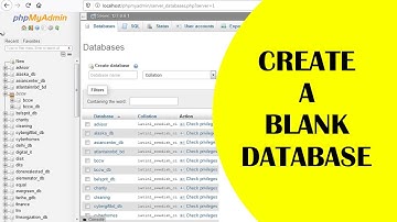 How to Create a Database in MySQL || Bangla Tutorial || phpMyAdmin