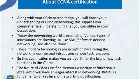 CCNA - What is CCNA (Cisco Certified Network Associate)?