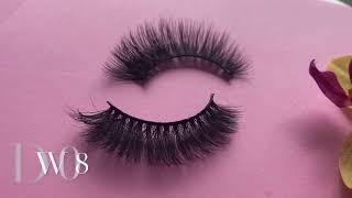 Dw07 - 09 Onlycanas Free Sample Natural Look 3D Plant Fiber Vegan Eyelashes Lashes Factory