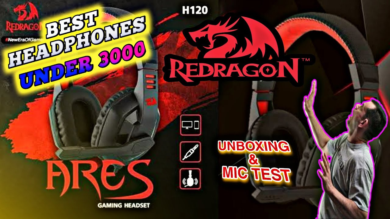 Redragon Ares H120 Gaming Headset Mic Test Budget Gaming Headphones For Free Fire & Pubg Under