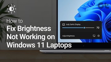 Windows 11 Laptop Brightness Not Working? Here