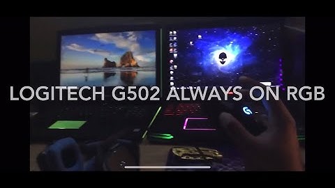 Logitech g502  RGB problem fixed