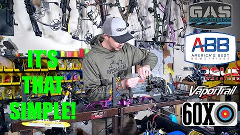 Change your bow's String and Cables! | So EASY it's STUPID!