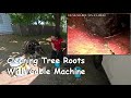 How We Clean Tree Roots With A Cable Machine Clogged Drain 214