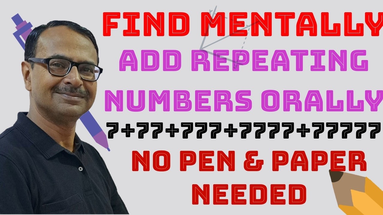 Repeat Number In Math Adding Repeating Numbers & Decimals II Short Trick for Maths Lovers II ...