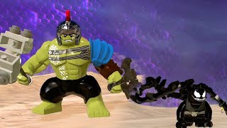 LEGO Brawl! Ragnarok Hulk vs. Venom Transformation! [LEGO Marvel Super Heroes 2]