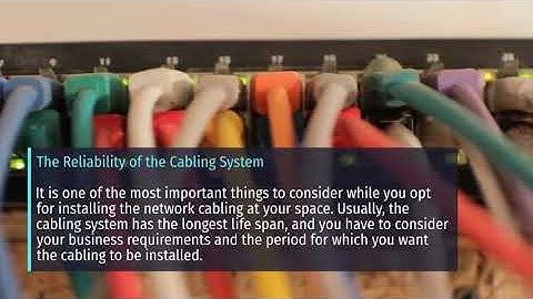 What are the Tips for Network Cabling Installation Dubai?