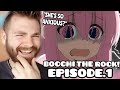 Shes just like us  bocchi the rock  episode 1  new anime fan  reaction
