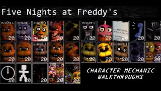 Ultra Custom Night (1.6.41) | CHARACTER MECHANIC WALKTHROUGHS | Five Nights at Freddy's 1