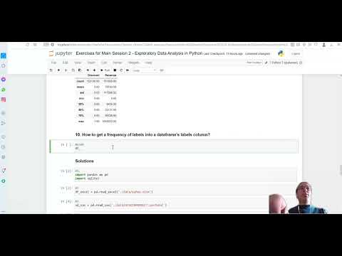 Data Analysis Using Python - Exercise Session 2 - part 2