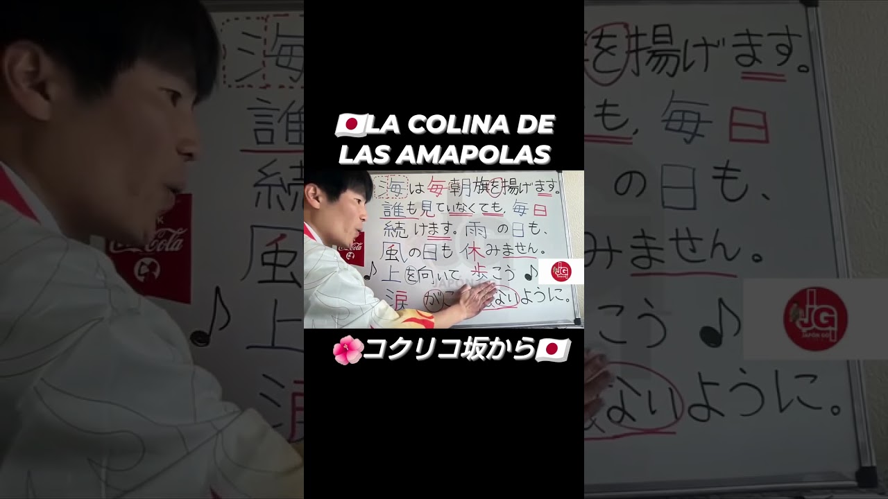 A COLINA DE LAS AMAPOLAS 🌺コクリコ坂から🇯🇵#LaColinaDeLasAmapolas#KokurikoZakaKara