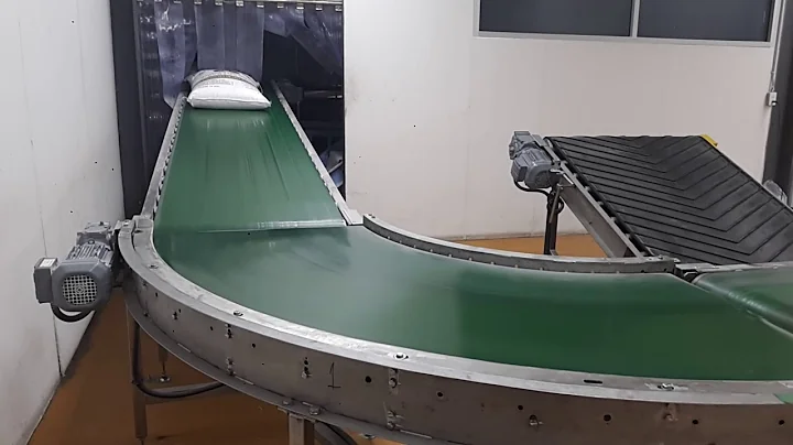 Curve belt conveyor