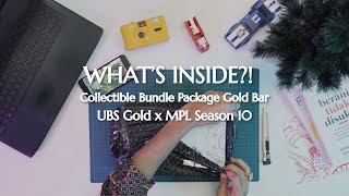 What's Inside?! Collectible Bundle Package Gold Bar UBS Gold X MPL Season 10