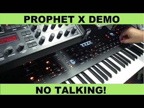 PROPHET X SOUNDS DEMO - NO TALKING