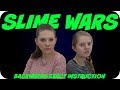 SLIME WARS || MAKING SLIME BACKWARDS WITH EXACT INSTRUCTIONS|| SLIME CHALLENGE || Taylor and Vanessa